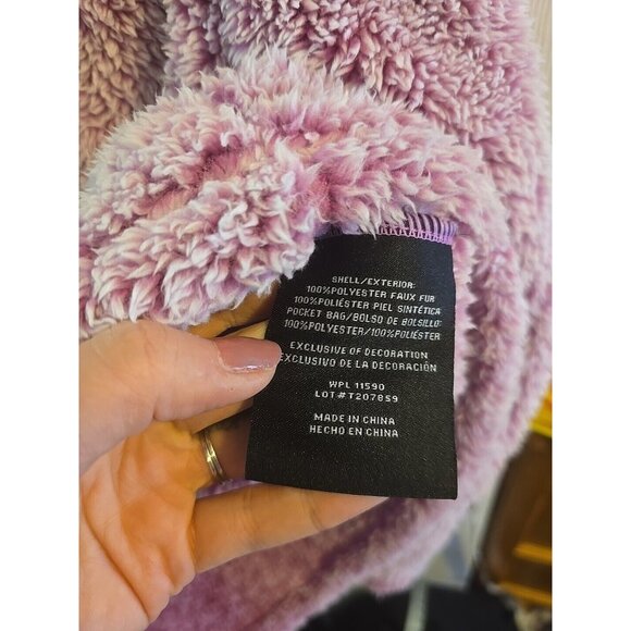 32 Degrees Heat Jacket Junior Girls Fuzzy Pink Full Zip Jacket. Large 14/ 16. - Picture 14 of 14